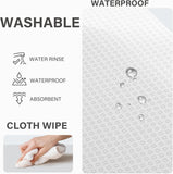 NEW 12 Pcs Refrigerator Liners for Glass Shelves Washable and Cuttable, Waterproof Oilproof, Suitable for Non-Adhesive Shelf or Drawer Liner, Easy to Clean, Ideal Household Essentials