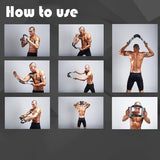 NEW Twister Arm Trainer, Adjustable Chest Workout Equipment Arm Trainer for Men & Women Body Muscle Training Fitness Portable Spring Resistance for Home Exerciser, 40-100lbs