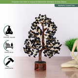 NEW Black Tourmaline Crystal Tree - Feng Shui Bonsai Decor - Positive Energy Gemstone - Home Decor Gifts - Spiritual Gifts for Women