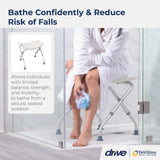NEW Retails $77, Drive Medical Folding Shower Chair Without back, 1 count, White
