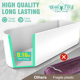 NEW Retails $58, 2 Pack Walfos Ice Cream Containers for Homemade Ice Cream - 1.6 Quart, Bonus Sealing Bands Keeping Silicone Lids Airtight, Reusable Ice Cream Tubs, Stackable Freezer Storage for Yogurt, Sorbet - Green