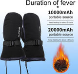 NEW Heated Mitts for Adults Double Sided Heating USB Heating Electric Heating Winter Warm Ski Skating One Size, 1 Pair