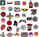 NEW Rock Music Band Stickers, 100 Pcs Vinyl Waterproof Decals Fashion Hip-Hop Decals Graffiti Stickers for Teens Adults Laptop Water Bottle Motorcycle Bicycle Skateboard Luggage Y4-YGTZ (Music)