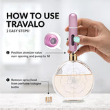 NEW Travalo Refillable Perfume Spray - Classic Purple