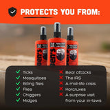 NEW Sealed Ben's Tick Repellent 100ml Pump Spray