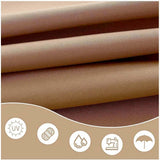 NEW Patio Umbrella Replacement Canopy Cover 8ft 6 Ribs Cantilever Umbrella Canopy Replacement Cloth, Parasol Canopy Replacement Parts - Block Parasol Top Fabric Cover, Retails $46