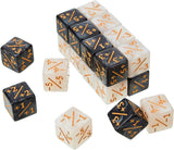 NEW Retails $44, 48 Pieces Dice Counters Token Dice Loyalty Dice Marble D6 Dice Cube Compatible with MTG, CCG, Card Gaming Accessory