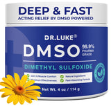 NEW Sealed Dr. Luke Pharmaceutical Grade DMSO Cream: 99.9% Pure Dsmo Pharmaceutical Grade Cream With Arnica Frankincense Magnesium Chloride & Vitamin E For Topical Muscle Joint Comfort - 4 Ounce (Pack of 1) 4 Ounce (Pack of 1) Arnica