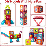 NEW Marble Run Magnetic Building Blocks Toys 110 PCS Educational Construction Learning Kit Play Set for Kids Boys Girls 3 4 5 6 7 8 Years Old