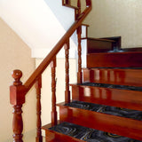 NEW Stair Treads Carpet 20 x 75cm Set of 15 Non Slip Marble Texture Staircase Cover Mat Rugs for Wood Stairs with Double Side Carpet Tape Safe for Kids Pets Elder, Retails $65+