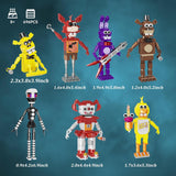 NEW Retails $80, Five Nights Freddy's Security Breach Building Block Toys 7 in 1, Fighting Monster Fredy Springtrap Action Figure DIY Model, Fan Collectibles, Suitable for 8+ Adults Boys Girls Birthday Gifts (695PCS)