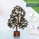 NEW Black Tourmaline Crystal Tree - Feng Shui Bonsai Decor - Positive Energy Gemstone - Home Decor Gifts - Spiritual Gifts for Women