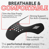 NEW KP 8 Shoe Crease Protectors | Crease Guards for Dunk Low, Air Force, Jordan | 4 White + 4 Black | Sneaker Crease Protector