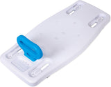 NEW Retails $80, Carex Portable Shower Bench - Shower Bath Seat - Fits Tub Having Width in the Range of 19 - 28 inches. Comfortable Contoured Seating Area with 300 Pound Weight Capacity, Portable and Easy to Store