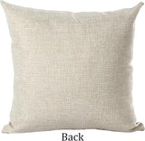 NEW Ramirar Black Word Art Quote When Life Gives You More Than You Can Stand Kneel Dandelions Decorative Throw Pillow Cover Case Home Living Room Bed Sofa Car Cotton Linen Square 18 x 18 Inches