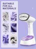 NEW Reemix Steamer for Clothes, Folding Handheld Design Garment Wrinkles Remover, 20g/min Strong Penetrating Steam, 25-Sec Fast Heat-up, for Home, Office and Travel (Purple), Retails $40