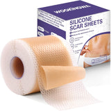 NEW Silicone Scar Sheets, Silicone Scar Tape, Non-Irritating Scar Removal Strips for Surgical Scars, Keloid, C-Section, Tummy Tuck, EXP: 11/11/2028