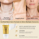NEW Sealed VRAIKO HOYGI AH-8 Firming Neck Cream, 2-in-1 Guasha Neck Moisturizer with Roller Applicator, for Saggy Skin, Double Chin, Face Lifting, 4.23 oz (1PC), BB: 04/28