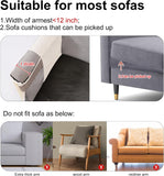 NEW Retails $52, Cat Scratch Sofa Protector, 23.6inch L*19.6inch W Cat Scratch Furniture Protector Pad, Couch Arm Shield with Natural Sisal for Protecting Couch Sofa Chair Furniture (Beige/Right Handed)