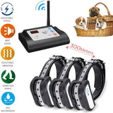 NEW Wireless Dog Fence, Outdoor Safe Electric Pet Containment System, Adjustable Radius Range Up to 990ft,Dog Boundary Container with Waterproof & Rechargeable Training Collars Receiver, For 2 Dogs, Retails $149