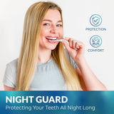 NEW Mouth Guard for Grinding Teeth with 12 Cleaning Tablets, Night Guard for Grinding Teeth, Mouth Guard, Night Guard