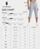 NEW Soothfeel Women's Cargo Capris Pants with 6 Pockets Lightweight Quick Dry Travel Hiking Summer Pants for Women Casual, Stone Blue, Sz XL