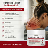 NEW Sealed Capsaicin Pain Relief Cream – Topical Arthritis & Muscle Pain Relief for Joint, Nerve & Back Pain – Medicated Pain Cream with Capsaicin 0.1% – Arnica, Aloe & Chamomile, 4.23 Fl Oz, BB: 01/29