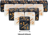NEW Retails $44, 48 Pieces Dice Counters Token Dice Loyalty Dice Marble D6 Dice Cube Compatible with MTG, CCG, Card Gaming Accessory