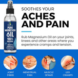 NEW Sealed Pure Magnesium Oil Spray 8oz - Topical Magnesium Spray for Sleep & Feet - Extra Strength - USP Grade - 100% Natural and Organic Oil for Muscle Pain & Cramps - Less Sting - Less Itch - Made in USA