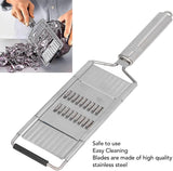 NEW Vegetable, Pro Onion Chopper Stainless Steel, Kitchen Vegetable Slicer Dicer Cutter Easy Cleaning with 3 Interchangeable for Salad Potato Carrot Garlic Kitchenware