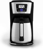 NEW BLACK+DECKER 12-Cup Thermal Coffeemaker, Black/Silver, CM2035B, Retails $184+