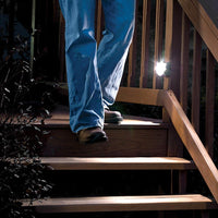 MR BEAMS MB520 Battery Operated LED Motion Sensor Step/Deck Light - Brown, can be used indoors or out! Retails $21+