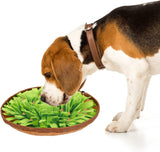 NEW Snuffle Mat for Dogs Sniffing Feeding Mat, Dog Snuffle Mat Slow Feeding Bowl Dog Anti-Slip Nose Work Spliced Training Mat Encourages Natural Foraging Skills, Stress Release (Green)