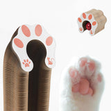 NEW Cat Toy Ball Track - Foldable Cat Scratch Board with Ball Kitty Scratching Post, Cat Accordion Toy, Cat Ball Track Toy, Kitten Scratcher for Spins, Scratches, Pounces