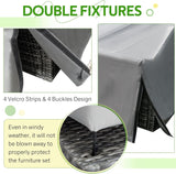 NEW Retails $60, U-MAX Patio Furniture Set Cover, Outdoor Patio Table and Chair Set Covers for Backyard, Waterproof & Large Rectangle Patio Table Cover, 72" L X 48" W X 30" H