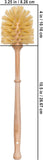 NEW Retails $90, Redecker Oiled Beechwood Toilet Brush Stand with Tampico Fiber Toilet Brush, 9-7/8 inches, Durable Natural Bristles are Heat-Resistant and Retain Shape, Made in Germany