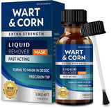 NEW Sealed, Fast-Acting Wart Corn Remover: Salicylic Acid Treatment for Feet Toe - Maximum Strength Liquid for Plantar Wart Corn Removal Men and Women, BB: 04/28