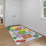 NEW Kids Carpet Play mat ABC Alphabet, Numbers Shapes Educational Learning Fun Game Play Area Non Slip Boy & Girl Toddlers Rug Carpets… (Dino)