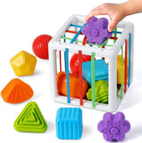 NEW Montessori Toys for 1 Year Old, Activity Cube Baby Toys 6-12-18 Months Development, Shape Sorter Learning Sensory Toys for Toddlers 1-2, Baby Stuff Birthday Gifts for Baby Boys and Girls