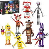 NEW Retails $80, Five Nights Freddy's Security Breach Building Block Toys 7 in 1, Fighting Monster Fredy Springtrap Action Figure DIY Model, Fan Collectibles, Suitable for 8+ Adults Boys Girls Birthday Gifts (695PCS)