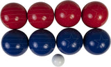 NEW Retails $90, Triumph Sports Patriotic Bocce Ball Set Lightweight, Portable and Compact with 8 Bocce Balls, Jack, Measuring Device and Convenient Carry Bag, Multicolor