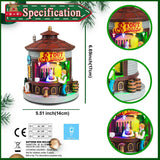 NEW innodept12 Christmas Village Collection Accessory Set - Stout Shack Lit House - LED Light Up Christmas Market Scene