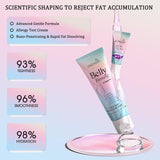 NEW Sealed, B Flat Belly Firming Cream - Moisturizing, Firming for Stomach, Thighs and Butt, Body Lotion for Women and Men, 125+5ML (Gray), BB: 07/27