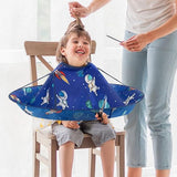NEW Boys Hair Cutting Cap Professional Kids Haircut Cap Waterproof Toddler Barber Cape