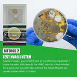 NEW Mold Test Kit for Home Within 6 Individual Tests, DIY Detector at Home, Surface Mold, HVAC, Indoor Air Quality Testing Kits, Black Mold Testing, Includes Detailed Mold Identification Guide and Free Lab