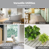 NEW Retails $46, Foldable Stone Bath Mat, Diatomaceous Earth Bath Mat, Non-Slip Super Absorbent Quick Drying Bath Stone Mat, Luxury Bath mat for Bathroom Kitchen Bathtub, 23.4 * 15.4" Gray