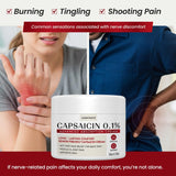 NEW Sealed Capsaicin Pain Relief Cream – Topical Arthritis & Muscle Pain Relief for Joint, Nerve & Back Pain – Medicated Pain Cream with Capsaicin 0.1% – Arnica, Aloe & Chamomile, 4.23 Fl Oz, BB: 01/29