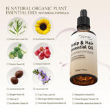NEW Sealed, Hair Growth Oil for Hair & Scalp Care: Rosemary Castor Blend Enhances Thickness, Daily Nourishment for Men & Women, BB: 04/28