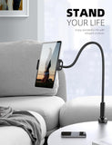 NEW Gooseneck Tablet Holder, iPad Holder for Bed - Lamicall Flexible Arm Stand for Bed, Desk Table Clamp Mount for iPad, Pro, Air, Kindle, Kindle fire, Switch, Galaxy Tablet, iPads Accessories, 4.7-11"