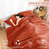 NEW Retails $89+ Flully Orange Twin Comforter Sets, All Season Super Soft Lightweight Washed Cotton Down Alternative Bed Comforters Set & Pillowsham Kids College Dorm Boys Girls, Modern Pumpkin Deep Orange Twin/XL